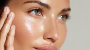 Skin specialist treating patient for healthy glowing skin and improved complexion
