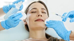 Photo facial treatment for sun damage and skin pigmentation